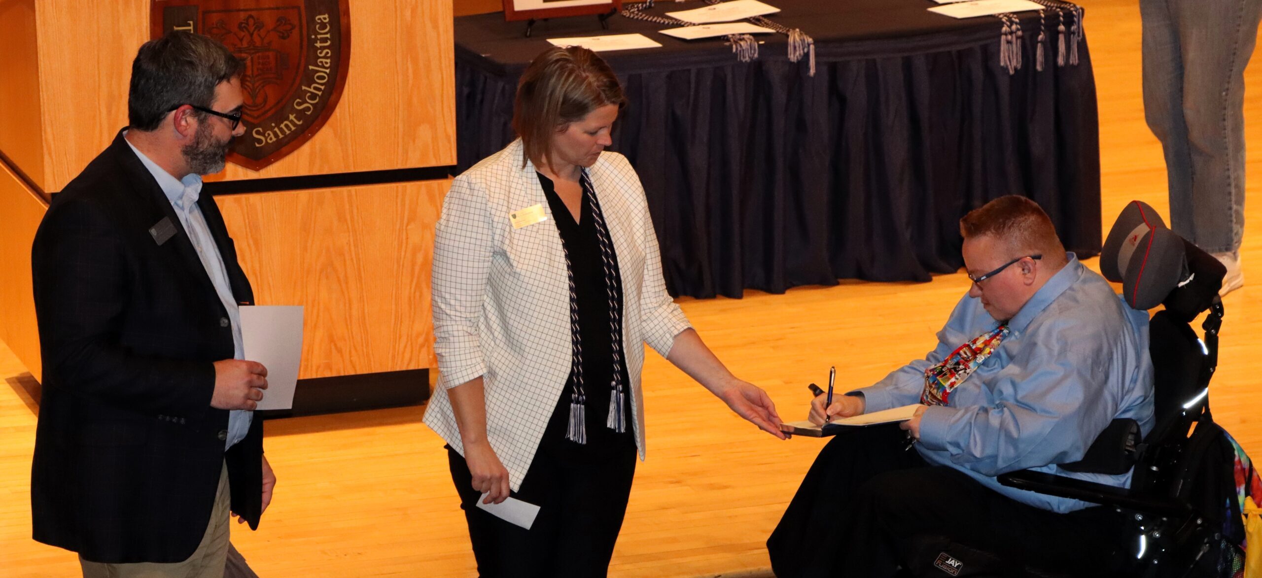 St. Scholastica inducts 74 first-generation students into honor society -  The College of St. Scholastica