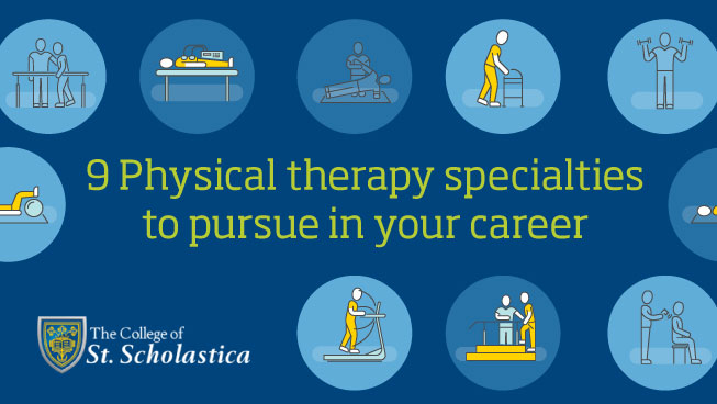 9 Physical therapy specialties to pursue in your career - The College of  St. Scholastica