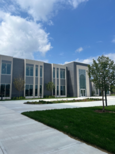 Exterior of the new St. Scholastica Student Center.